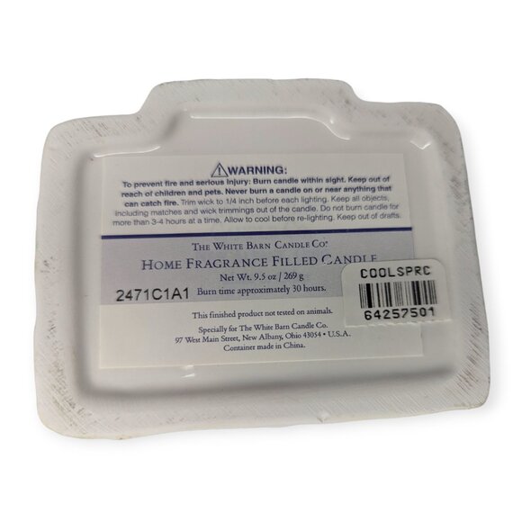 The White Barn Candle Company Holiday Homecoming Handpainted Birdhouse Candle - Picture 7 of 10